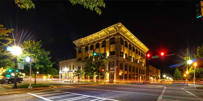 Downtown at Night