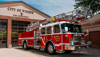 2008 E-One Ladder Truck  75 Ft. Aerial