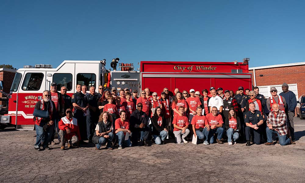 Red Cross Smoke Alarm Installation Group Pic